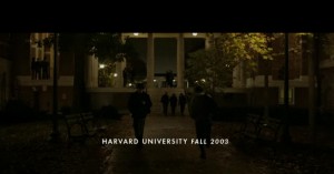 Screen shot from "The Social Network" Trailer