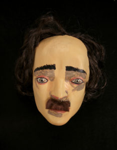 Edgar Allan Poe latex mask, from a promotional kit for the television show "The Following."
